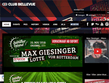 Tablet Screenshot of club-bellevue.net